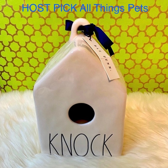 Rae Dunn KNOCK Birdhouse